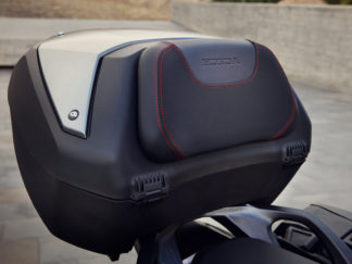 TopCase Komfort Rückenpolster Schwarz/Rot