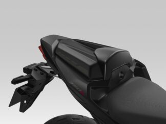 Sozius Abdeckung schwarz-grau